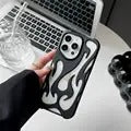 Flame pattern phone case